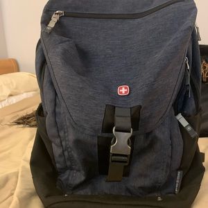 SwissGear- Apastron Laptop Backpack- Navy denim